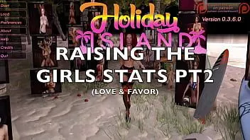 Afspelen Holiday island - het verhogen van de statistieken van de meisjes pt 2 natasha neukt in het damestoilet