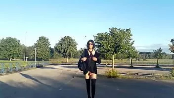 play Kimitv kimi cumdoll risky quickies exhibs upskirts with no panties in differents publics places near the road cute crossdresser sissy travestite