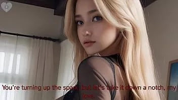 play Ibu tiri pantat gemuk pirangmu ingin bercinta di ruang tamu pov - hentai hiper-realistis tanpa sensor joi, dengan suara otomatis, ai [video promo]