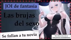 play Witch's Hypnotic JOI: A Spanish Femdom Voyeur Experience